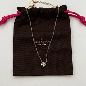 Kate Spade Gold Sparkle Ball Necklace